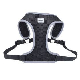 Coastal Pet Comfort Soft Reflective Wrap Adjustable Dog Harness (Option 2: Medium 22-28" Girth (3/4" Straps), Option 1: Black)