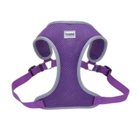 Coastal Pet Comfort Soft Reflective Wrap Adjustable Dog Harness (Option 2: Medium 22-28" Girth (3/4" Straps), Option 1: Purple)