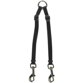 Coastal Pet Two Dog Adjustable Nylon Coupler Black (Option 1: 24"L x 3/8"W)