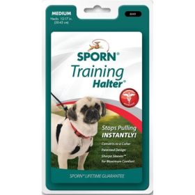 Sporn Original Training Halter for Dogs (Option 2: Medium, Option 1: Black)