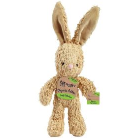 Spunky Pup Organic Cotton Bunny Dog Toy (Option 2: 1 count, Option 1: Small)